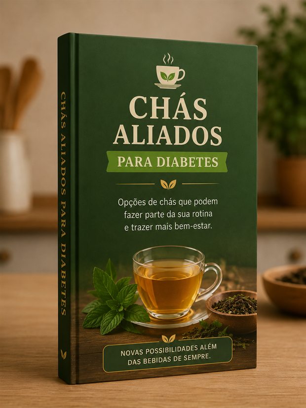 Capa do bônus Chás Aliados para Diabetes
